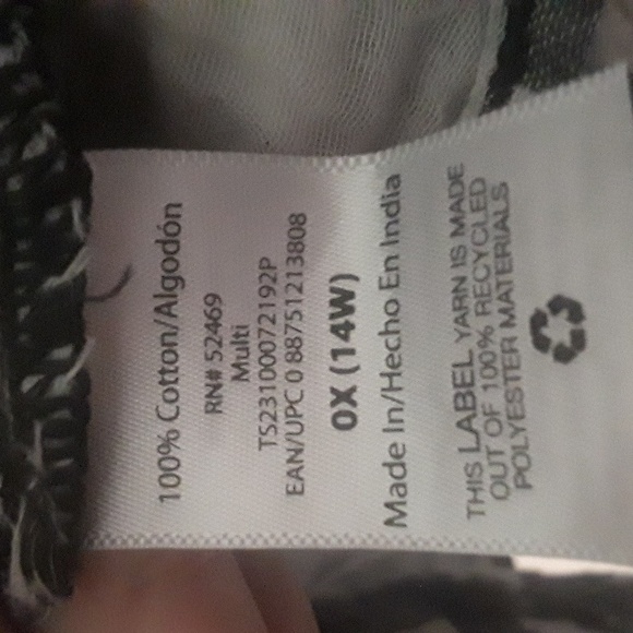 Terra & Sky Buffalo Plaid Flowy Tank Top with Ruffle Sleeves - Picture 5 of 6